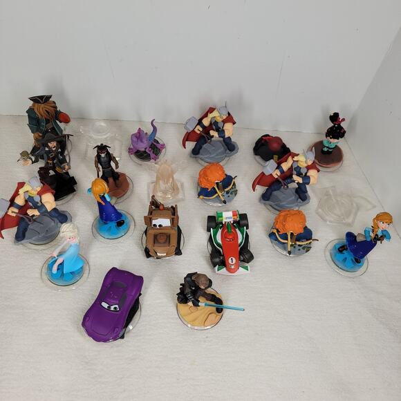 Disney Infinity Lot Cars Thor Marvel Pirates of the Caribbean Video Games Gaming - Picture 7 of 7